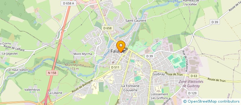 localisation de l'entreprise MADAME NATHALIE GOMBEAU à FALAISE