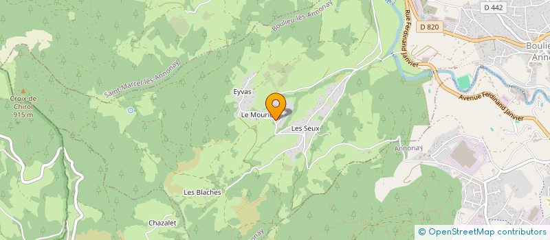 localisation de l'entreprise MADAME NATHALIE GOMEZ  BOULIEU-LES-ANNONAY