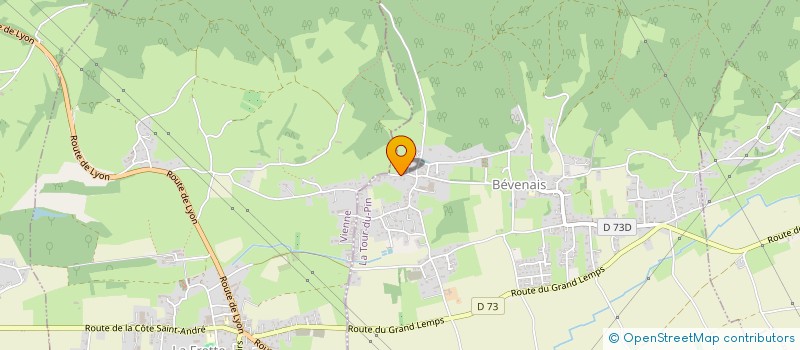 localisation de l'entreprise MADAME NATHALIE GOMEZ  BEVENAIS