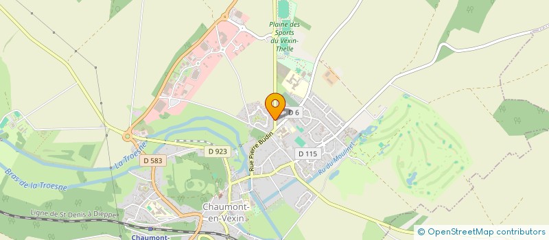 localisation de l'entreprise MADAME NATHALIE GONCALVES  CHAUMONT-EN-VEXIN