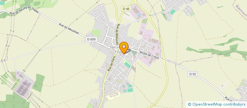 localisation de l'entreprise MADAME NATHALIE GONCALVES  NEUILLY-EN-THELLE