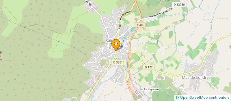 localisation de l'entreprise MADAME NATHALIE GONTRAND  SAINT-MARTIN-DE-LONDRES