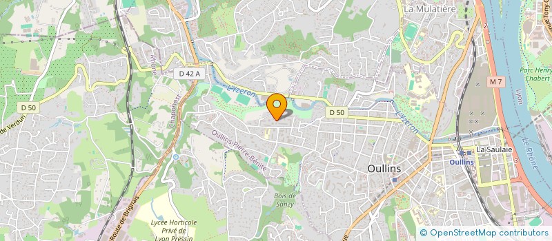 localisation de l'entreprise MADAME NATHALIE GONZALES  OULLINS-PIERRE-BENITE