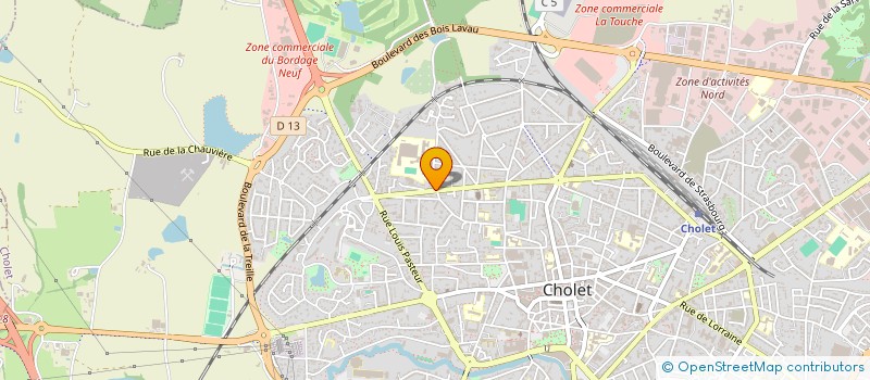 localisation de l'entreprise MADAME NATHALIE GONZALEZ à CHOLET