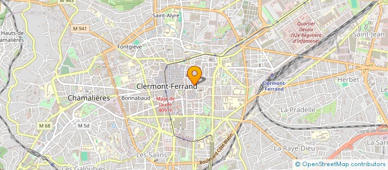 localisation de l'entreprise MADAME NATHALIE GORCE  CLERMONT-FERRAND