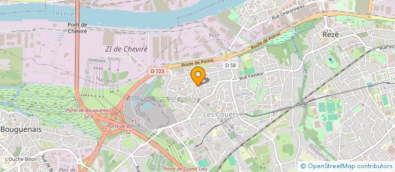 localisation de l'entreprise MADAME NATHALIE GOREL  BOUGUENAIS