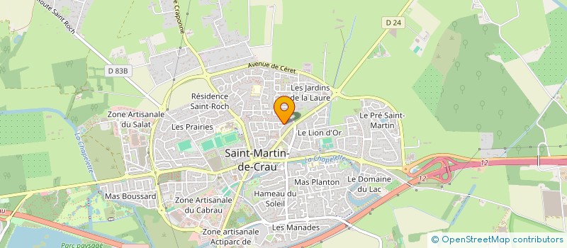 localisation de l'entreprise MADAME NATHALIE GORY  SAINT-MARTIN-DE-CRAU
