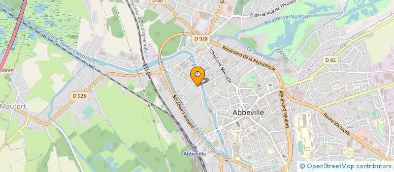 localisation de l'entreprise MADAME NATHALIE GOSLIN à ABBEVILLE
