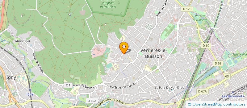 localisation de l'entreprise MADAME NATHALIE GOSSE-GARDET à VERRIERES-LE-BUISSON