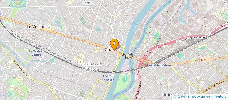localisation de l'entreprise MADAME NATHALIE GOUDOUX à CHATOU
