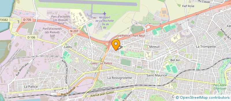 localisation de l'entreprise MADAME NATHALIE GOUILLY  LA ROCHELLE