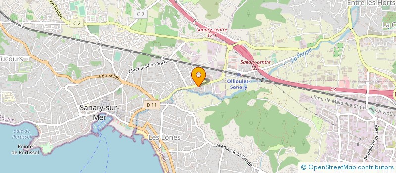 localisation de l'entreprise MADAME NATHALIE GOULEVANT à SANARY-SUR-MER