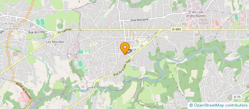 localisation de l'entreprise MADAME NATHALIE GOUNON  CRAPONNE