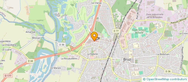 localisation de l'entreprise MADAME NATHALIE GOUPIL à BRUZ