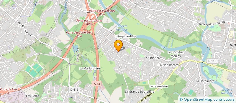 localisation de l'entreprise MADAME NATHALIE GOURAUD à VERTOU