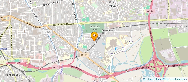 localisation de l'entreprise MADAME NATHALIE GOURDIN  CALAIS