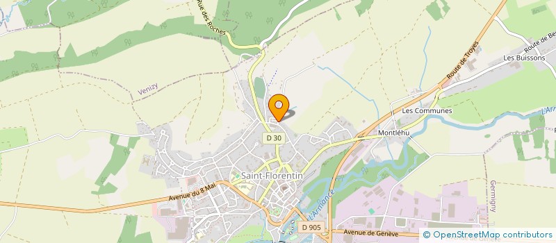 localisation de l'entreprise MADAME NATHALIE GOURMAND  SAINT-FLORENTIN