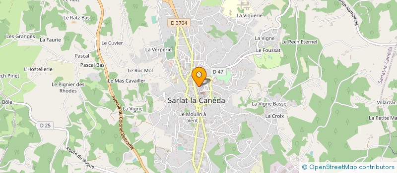 localisation de l'entreprise MADAME NATHALIE GOUT à SARLAT-LA-CANEDA