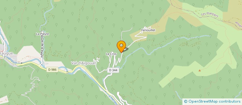 localisation de l'entreprise MADAME NATHALIE GOUTET  VAL-D'AIGOUAL