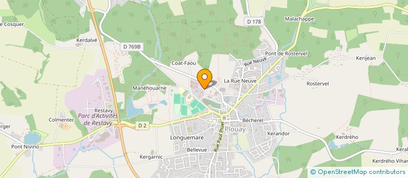 localisation de l'entreprise MADAME NATHALIE GOUZERH à PLOUAY