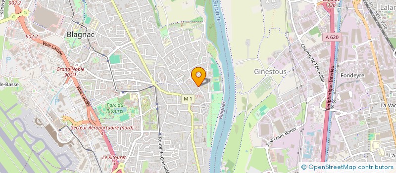 localisation de l'entreprise MADAME NATHALIE GRANDY à BLAGNAC