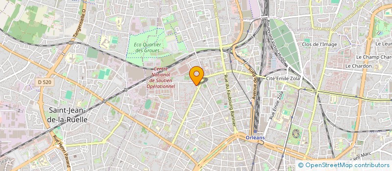 localisation de l'entreprise MADAME NATHALIE GRANGER  ORLEANS