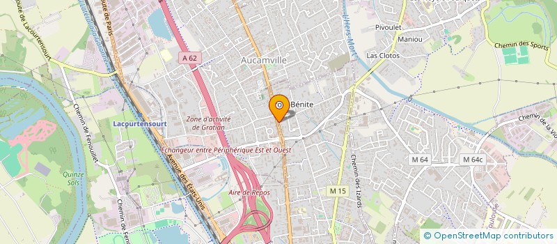 localisation de l'entreprise MADAME NATHALIE GRANIE  TOULOUSE
