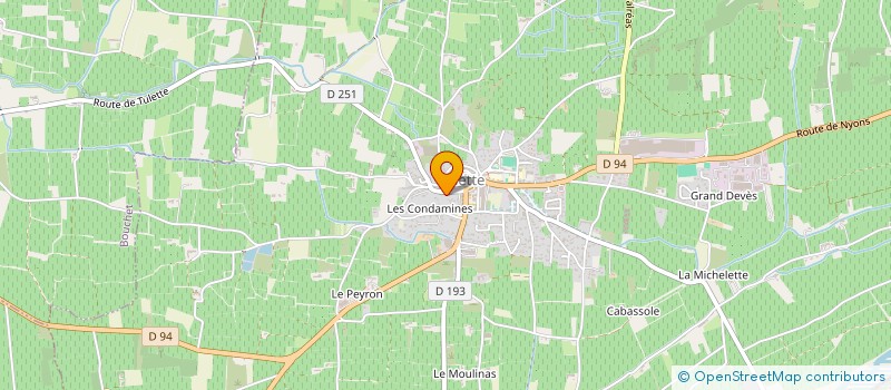 localisation de l'entreprise MADAME NATHALIE GRANIER à TULETTE