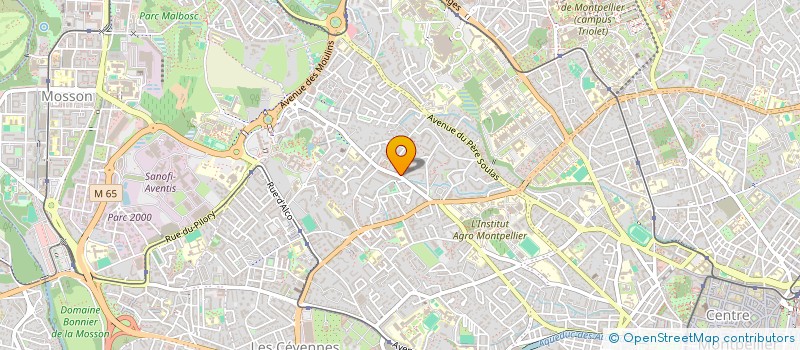 localisation de l'entreprise MADAME NATHALIE GRANIER à MONTPELLIER