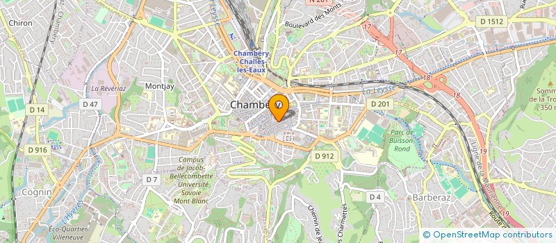 localisation de l'entreprise MADAME NATHALIE GRANJON à CHAMBERY