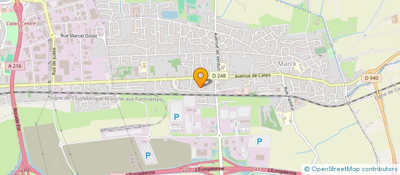 localisation de l'entreprise MADAME NATHALIE GRASBERG  MARCK