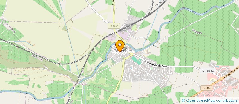 localisation de l'entreprise MADAME NATHALIE GRAU à COLOMBIERS