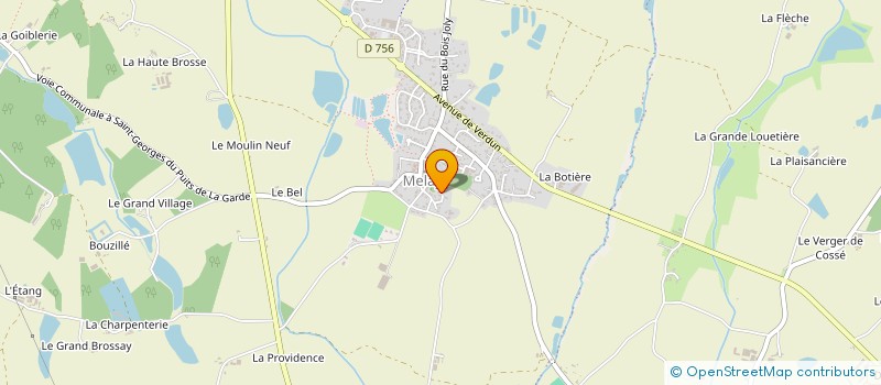 localisation de l'entreprise MADAME NATHALIE GRAVELEAU  CHEMILLE-EN-ANJOU