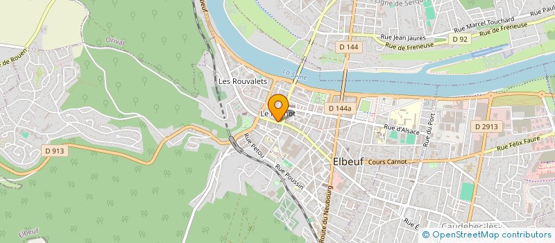 localisation de l'entreprise MADAME NATHALIE GRAVES à ELBEUF