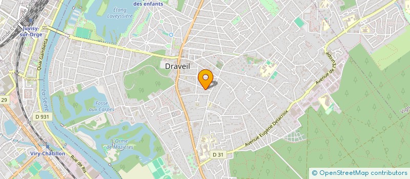 localisation de l'entreprise MADAME NATHALIE GRAVIER à DRAVEIL