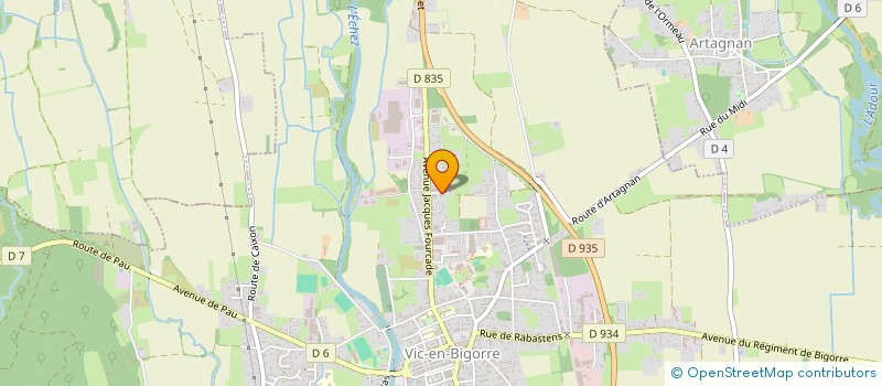 localisation de l'entreprise MADAME NATHALIE GRAZIANI  VIC-EN-BIGORRE