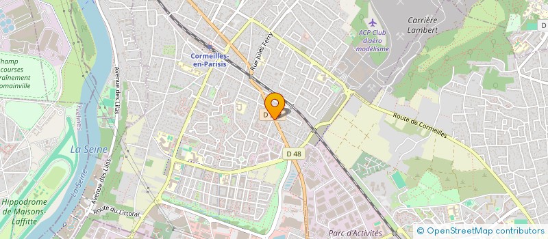 localisation de l'entreprise MADAME NATHALIE GRELIER  CORMEILLES-EN-PARISIS