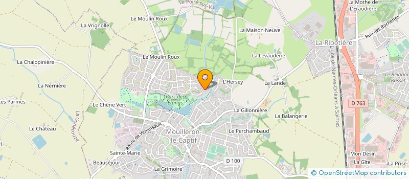 localisation de l'entreprise MADAME NATHALIE GRELIER  MOUILLERON-LE-CAPTIF