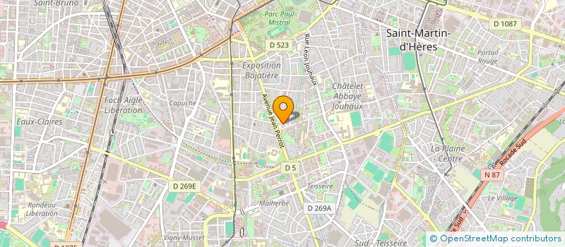 localisation de l'entreprise MADAME NATHALIE GREMEAUX à GRENOBLE