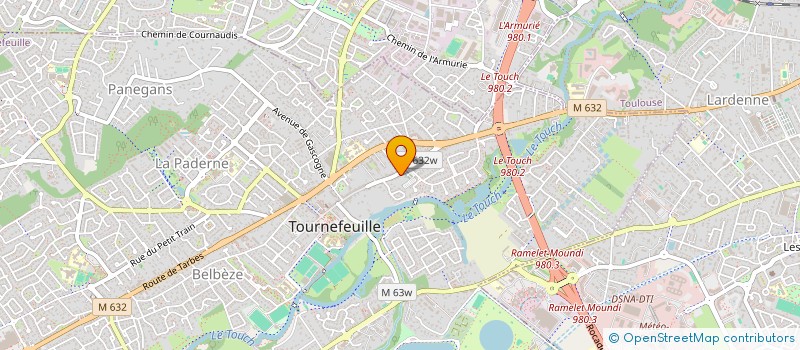 localisation de l'entreprise MADAME NATHALIE GRENET à TOURNEFEUILLE