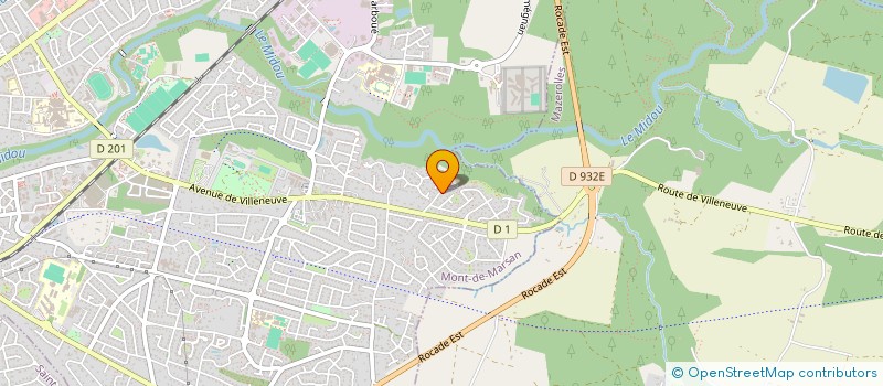 localisation de l'entreprise MADAME NATHALIE GRENIER  MONT-DE-MARSAN