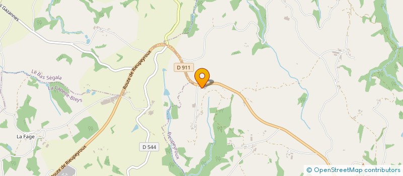 localisation de l'entreprise MADAME NATHALIE GRES  RIEUPEYROUX