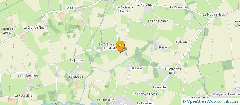 localisation de l'entreprise MADAME NATHALIE GRESEAU à LA CHEVALLERAIS