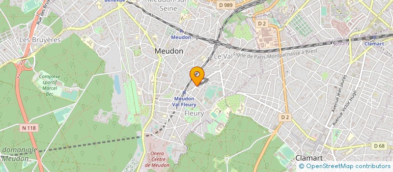 localisation de l'entreprise MADAME NATHALIE GRESSIER à MEUDON