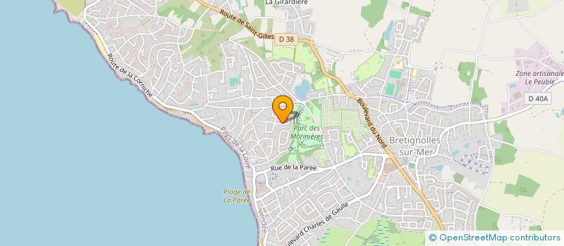 localisation de l'entreprise MADAME NATHALIE GREVET à BREM-SUR-MER