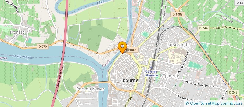 localisation de l'entreprise MADAME NATHALIE GRIGOLETTO  LIBOURNE