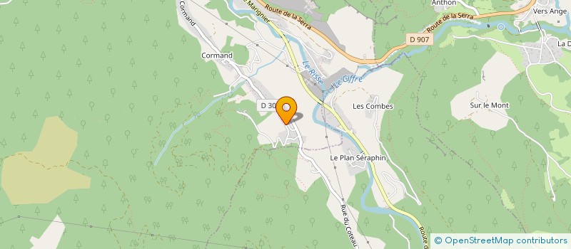 localisation de l'entreprise MADAME NATHALIE GRILLET à SAINT-JEOIRE