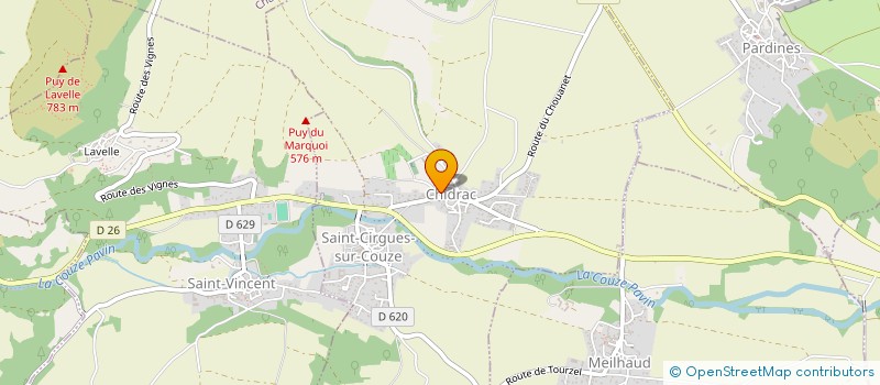 localisation de l'entreprise MADAME NATHALIE GRILLET  CHIDRAC