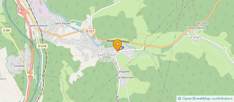 localisation de l'entreprise MADAME NATHALIE GRIMA à SAINT-PAUL-DE-JARRAT