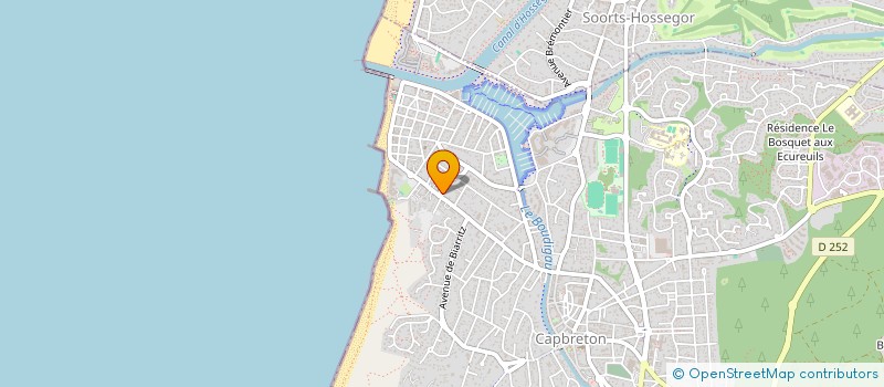localisation de l'entreprise MADAME NATHALIE GRISON à CAPBRETON